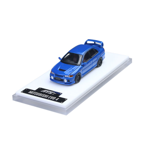 ATS-MODELS 1/64 Mitsubishi Lancer EVO IV Blue รูปภาพ 1