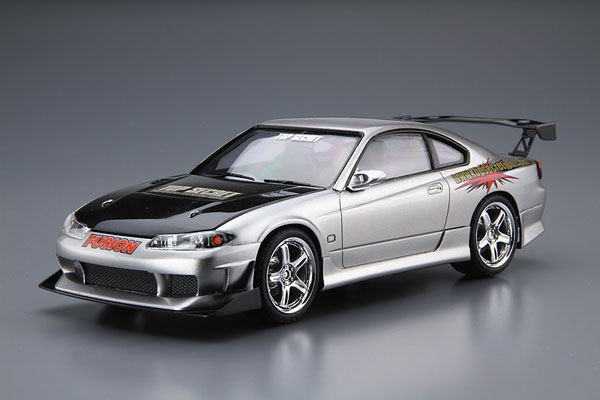 Aoshima The Tuned Car No.24 1/24 Top Secret S15 Silvia '99 (Nissan) Plastic Model 画像 1
