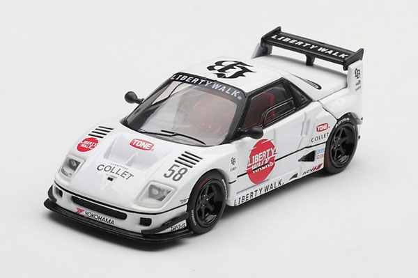 MINI GT 1/64 Mazda AZ-1 Liberty Walk LB40 LB-Hinomaru (Right-hand Steering) รูปภาพ 1