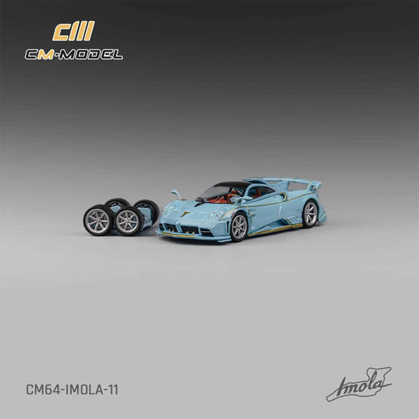 CM MODEL 1/64 Pagani Imola Azzurro Sardegna