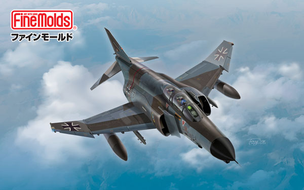 Fine Molds 1/72 German Air Force F-4F Fighter "Molders" Plastic Model