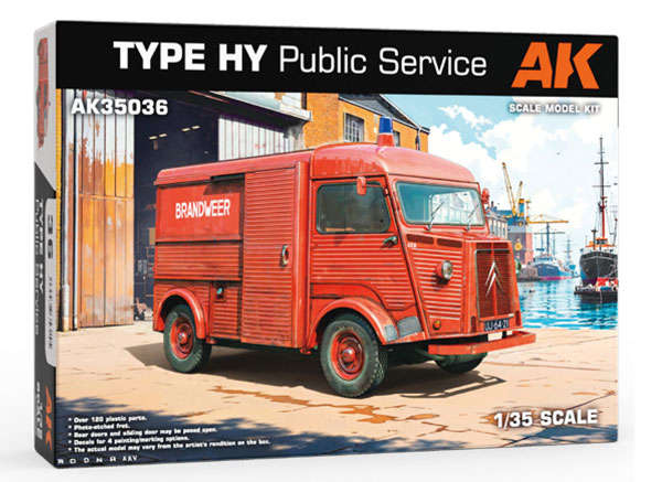 AK Interactive 1/35 Type HY Public Service Car Plastic Model
