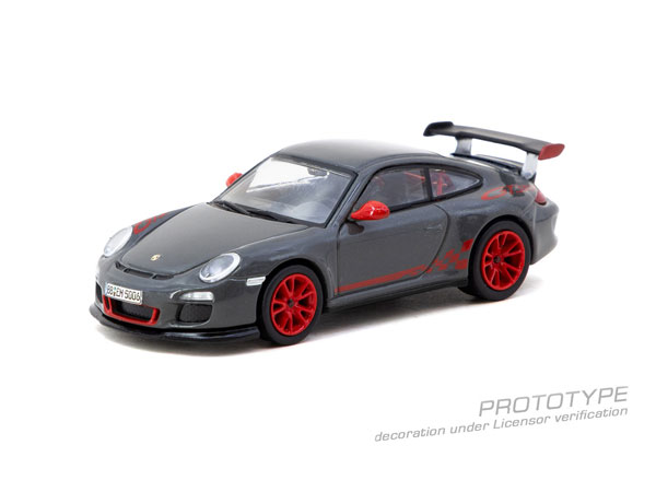 Tarmac Works 1/64 Porsche 911 GT3 RS (997.2) Grey (Blister Pack) 이미지 1