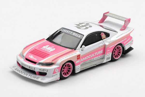 MINI GT 1/64 Nissan Silvia (S15) LB-Super Silhouette AMOCULTURE (Right-hand Steering) รูปภาพ 1