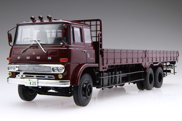 Aoshima The Truck No.1 1/32 Mitsubishi Fuso T951 Late Model Flat Body Plastic Model