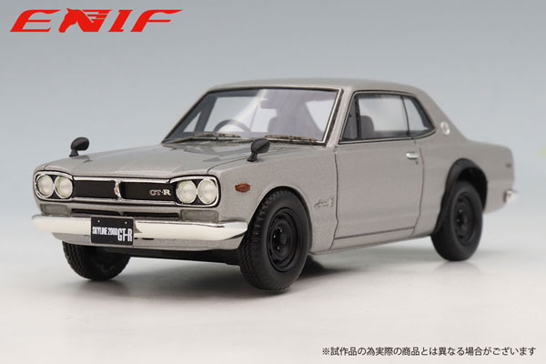 ENIF 1/43 Nissan Skyline 2000 GT-R 2-door HT (KPGC10) Silver