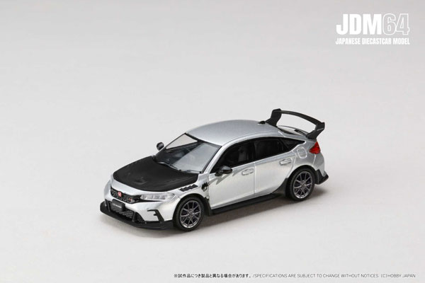 HobbyJAPAN 1/64 CIVIC TYPE R (FL5) MUGEN Group.B (2024) Matte Silver รูปภาพ 1