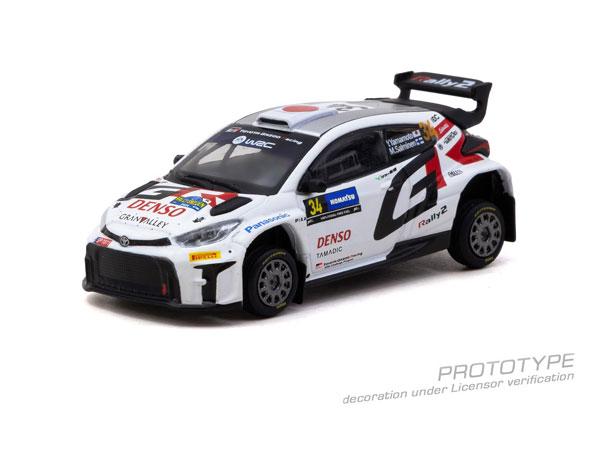 Tarmac Works 1/64 Toyota GR Yaris Rally2 Rally Sweden 2024 Yuki Yamamoto / Marko Salminen รูปภาพ 1