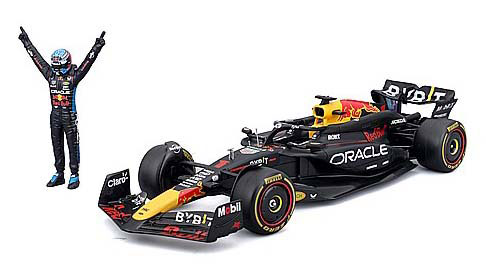 Bburago 1/24 Oracle Red Bull Racing RB20 No,1 2024 M. Verstappen w/Figure Window Box