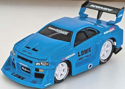 Maisto 1/64 MM Liberty Walk 1999 Skyline GT-R R34 Blue รูปภาพ 1