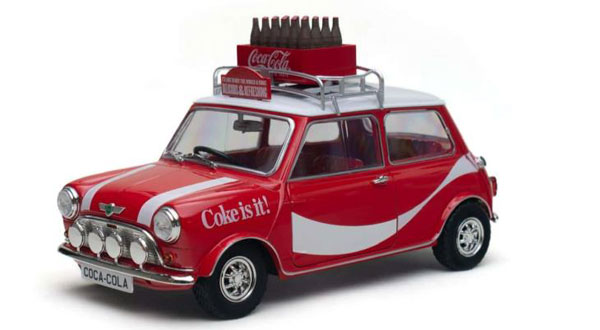 Coca-Cola Mini Cooper ミニカー1/18 AmiAmi [Character & Hobby Shop] | Tiny 1/18 Mini Cooper Coca Cola