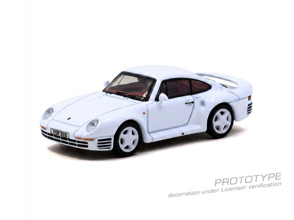 Tarmac Works 1/64 Porsche 959 White (Blister Pack) รูปภาพ 1