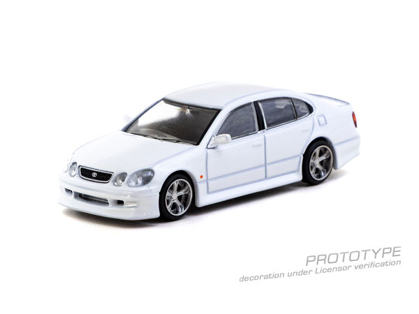 Tarmac Works 1/64 VERTEX Toyota Aristo JZS161 White (Blister Pack) 画像 1