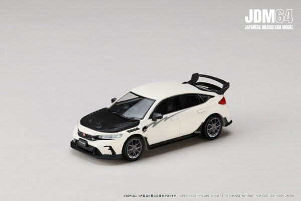 HobbyJAPAN 1/64 CIVIC TYPE R (FL5) MUGEN Group.B (2025) Championship White hình ảnh 1
