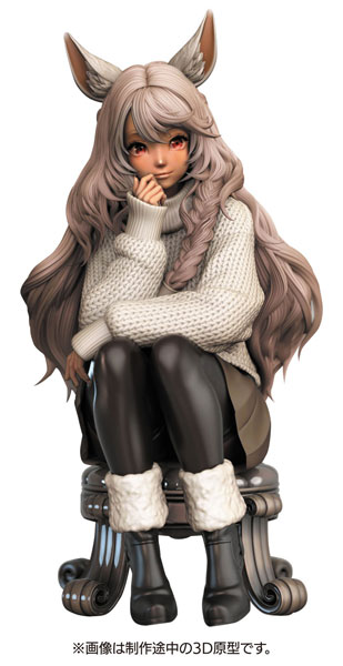 Hasegawa 1/12 Animal Ears Gyaru "miya" Resin Figure