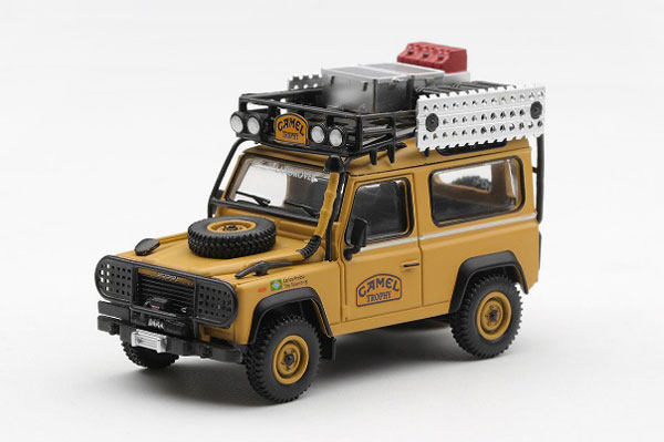 MINI GT 1/64 Land Rover Defender 90 Camel Trophy Borneo 1985 Team Brazil (Left-hand Steering) รูปภาพ 1