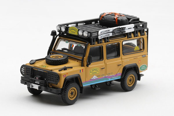 MINI GT 1/64 Land Rover Defender 110 Tierra del Fuego 1998 CT.36 Romania (Right-hand Steering) hình ảnh 1