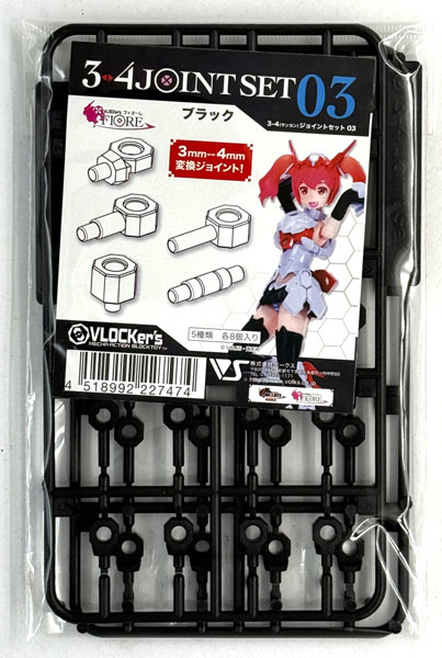 Volks VLOCKer's 3-4 Joint Set 03 Plastic Model