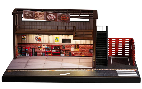 ☆ Garage Diorama Item SBC　　　　　　　　　　【限定品】 AmiAmi [Character & Hobby Shop] | 1/64 American Style Repair Shop