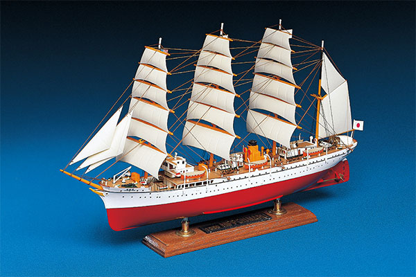 Aoshima 1/350 Sailing Ship No.1 1/350 Nipponmaru Plastic Model 画像 1