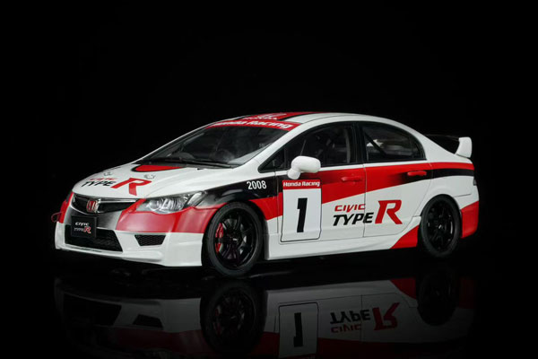 MOTORHELIX 1/18 Honda Civic TYPE R (FD2) #1 2012 Japan One Make Race