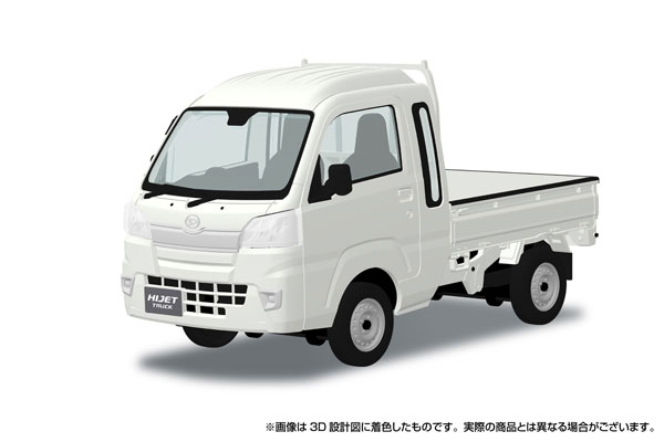 Aoshima RakuPla Snap Kit No.29-WE Daihatsu S500P Hijet Truck Jumbo (White) Plastic Model รูปภาพ 1