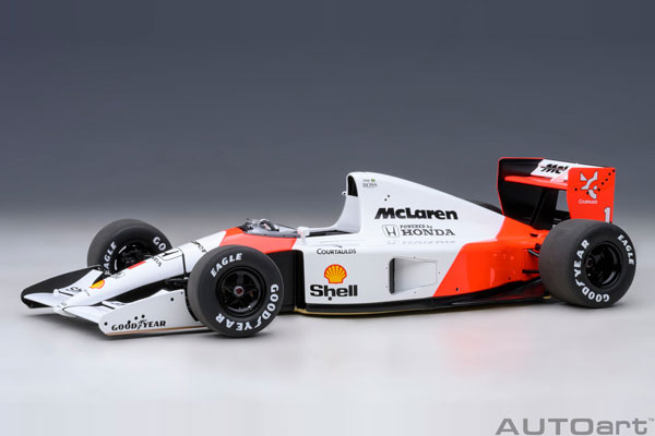 AUTOart McLaren ホンダ mp4/6 アイルトン・セナ 1/18 AmiAmi [Character & Hobby Shop] | 1/18 McLaren Honda MP4/6 Japan