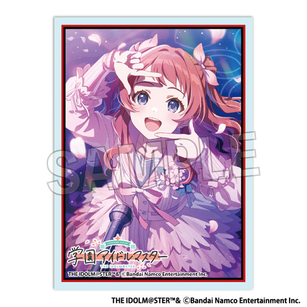 Gakuen iDOLM@STER Illustration Sleeve MAT Sakura Photograph Saki Hanami Pack