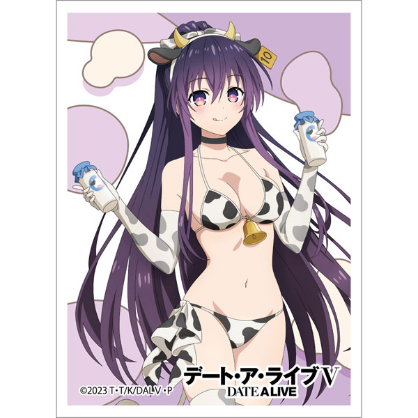 Date A Live V New Illustration Sleeve (Tohka Yatogami / Cow Pattern Swimsuit) Pack