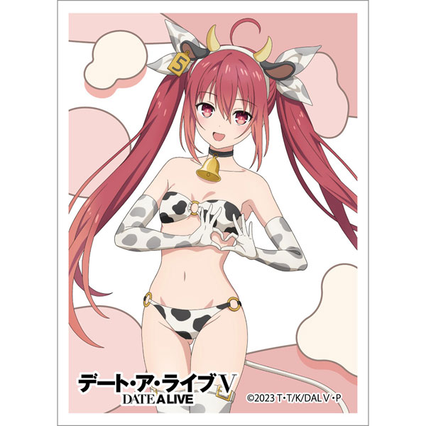 Date A Live V New Illustration Sleeve (Kotori Itsuka / Cow Pattern Swimsuit) Pack