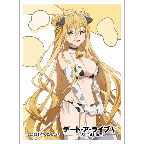 Date A Live V New Illustration Sleeve (Mukuro Hoshimiya / Cow Pattern Swimsuit) Pack