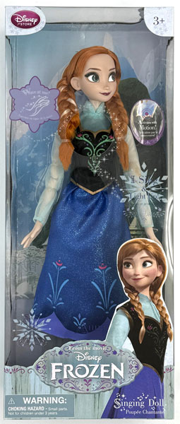 Disney Store Frozen Anna Singing Doll
