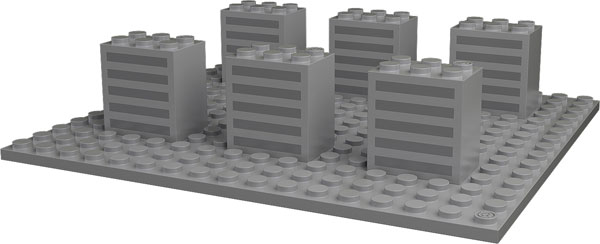 Good Smile Company BRICKROID Building A + Base Set รูปภาพ 1