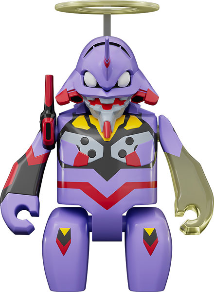 Good Smile Company BRICKROID Rebuild of Evangelion Evangelion Test Type-01: Awakening Ver. Posable Figure image 1