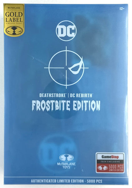 McFarlane Toys DC Comics DC Multiverse 7 Inch Action Figure Gold Label Collection DC Rebirth Deathstroke Frostbite Edition