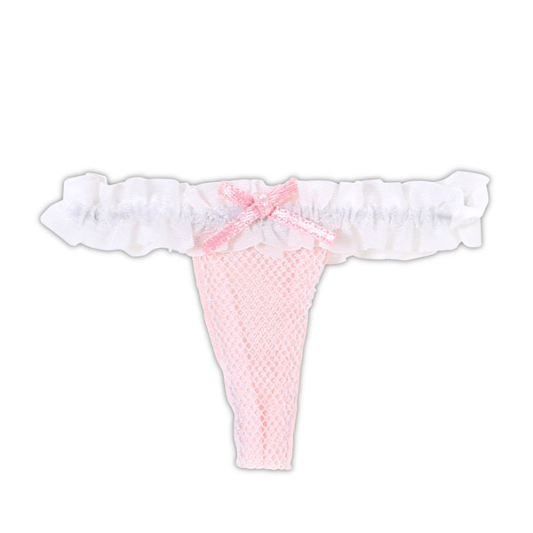 Azone 1/6 Q'z Overture Bra Thong Panties Pale Pink x White (DOLL ACCESSORY)