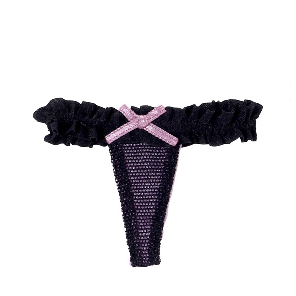 Azone 1/6 Q'z Overture Bra Thong Panties Purple x Black (DOLL ACCESSORY)
