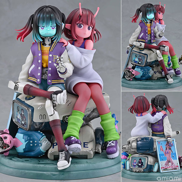 Medicos Entertainment Anime "Milky Subway: The Galactic Limited Express" Chiharu & Makina Complete Figure รูปภาพ 1