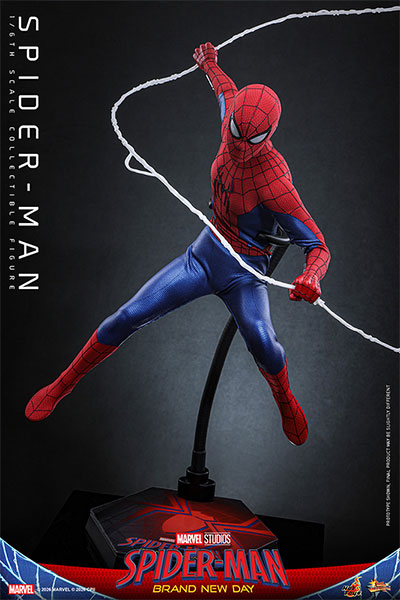 Hot Toys Movie Masterpiece "Spider-Man: Brand New Day" 1/6 Scale Figure Spider-Man รูปภาพ 1