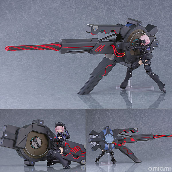 Max Factory [Exclusive Sale] PLAMATEA Shielder/Mash Kyrielight (Ortinax) Black Barrel Edition Plastic Model