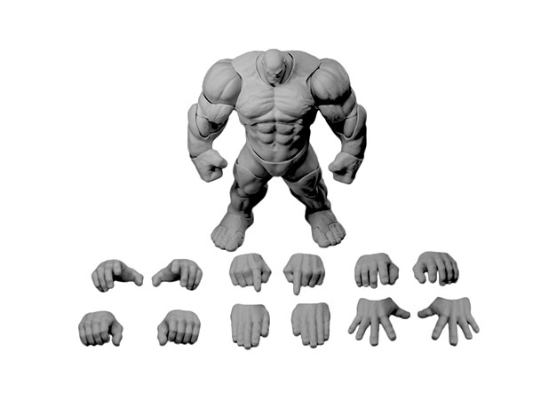 1/12 Titan Super Action Muscle Body Gray Skin