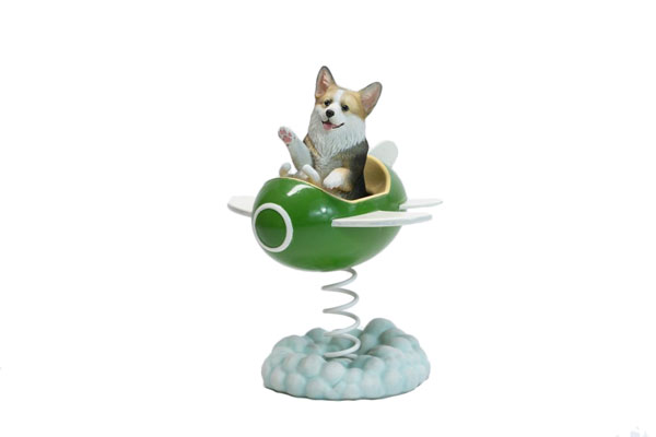 AmiAmi [Character & Hobby Shop] | Flying Corgi Wobble Figure A