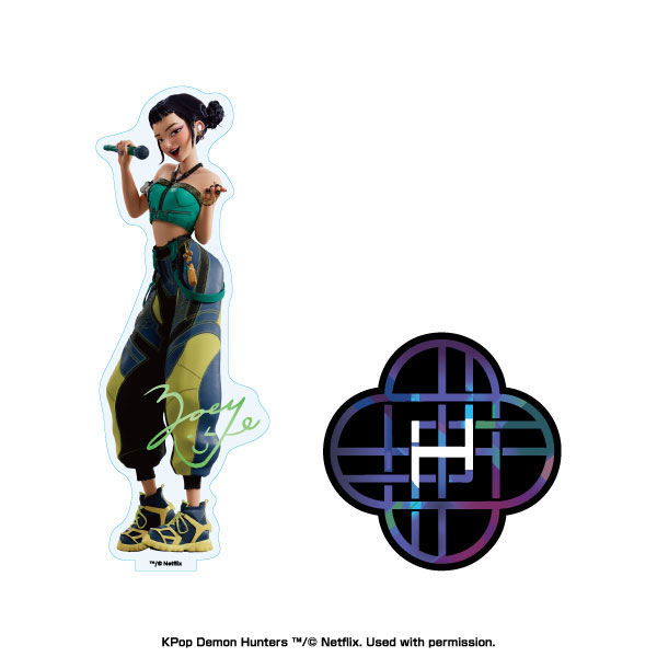Ensky KPop Demon Hunters Acrylic Stand (3) ZOEY hình ảnh 1