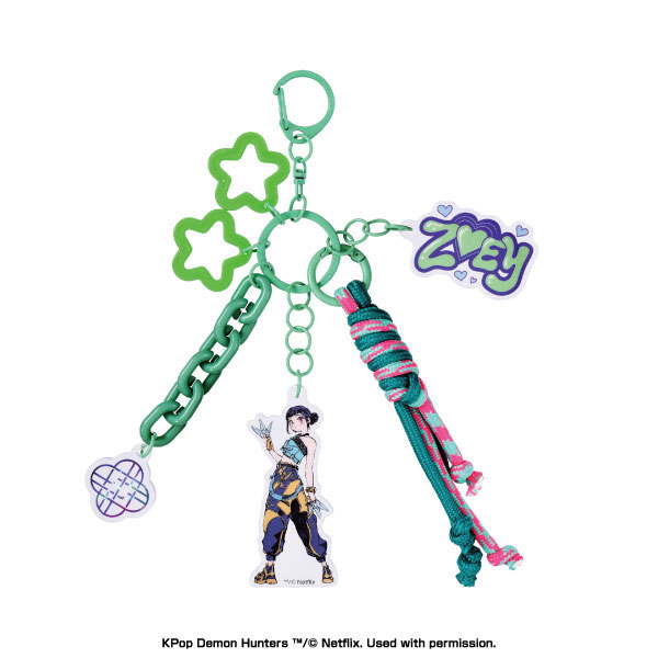 Ensky KPop Demon Hunters JaraJara Keychain (3) ZOEY รูปภาพ 1