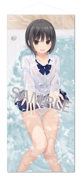 Brendream Coffee Kizoku Special Size Wall Scroll Lovely day -Takeabath Uniform Aoyama-san- รูปภาพ 1