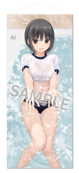 Brendream Coffee Kizoku Special Size Wall Scroll Lovely day -Takeabath Bloomers Aoyama-san- รูปภาพ 1