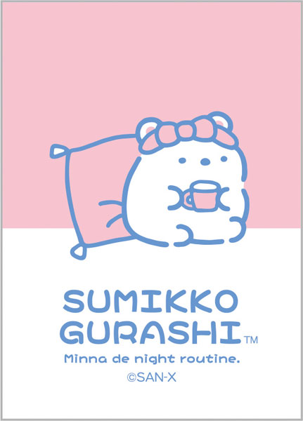 San-x SE73901 Sumikko Gurashi Night Routine Sticker Shirokuma
