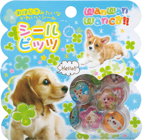 San-x SE74801 WanWan Wanko Sticker Bits