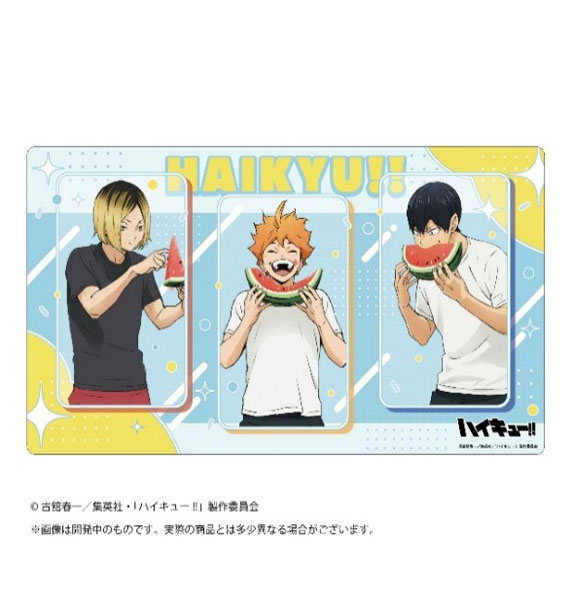 TSUKINAGI Haikyuu!! Rubber Desk Mat Collection Watermelon (Hinata / Kageyama / Kozume)