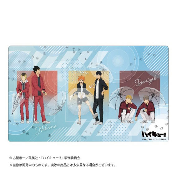 TSUKINAGI Haikyuu!! Rubber Desk Mat Collection Rain (Group) รูปภาพ 1